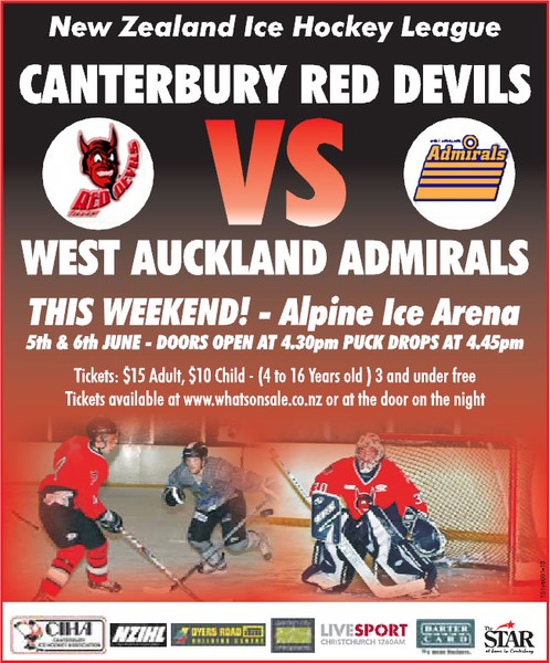 Canterbury Red Devils Vs West Auckland Admirals